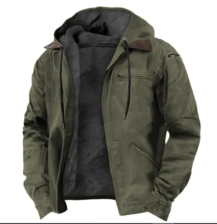 Colorful Hooded Cotton-Padded Jacket