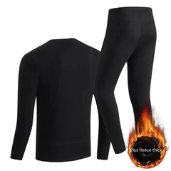 USB Heated Thickened Long Johns Cold Protection Suit